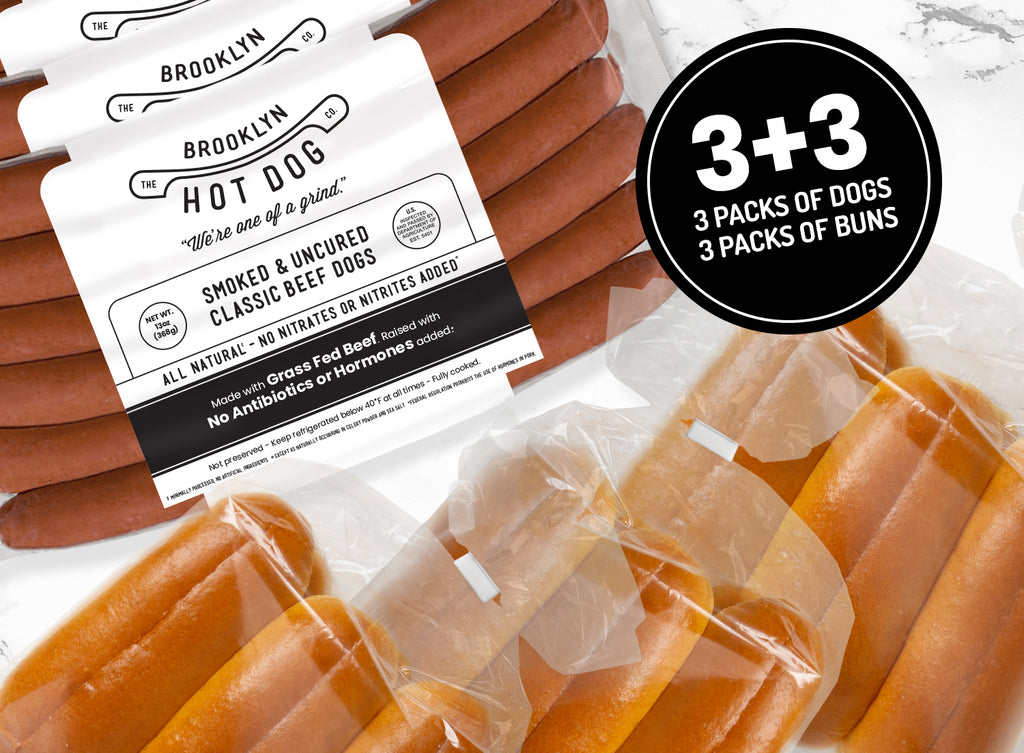 3+3 Packs: Hot Dog & Bun Kit
